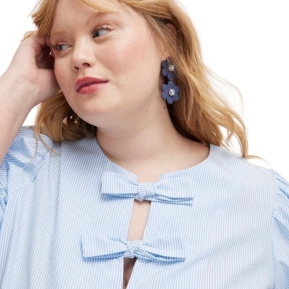 NWT Kate Spade x Target Floral Linear Earrings